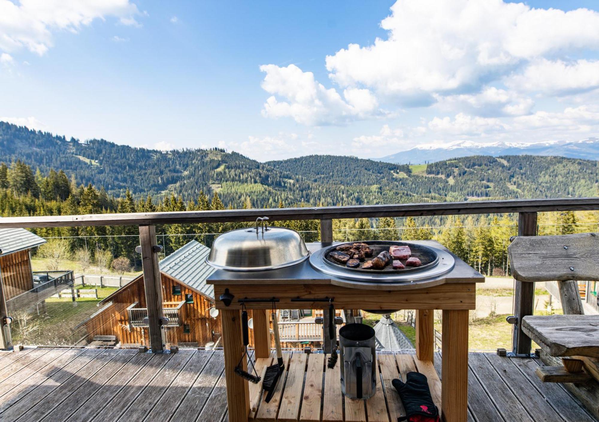 1A Chalet "Wolke" Wandern, Grillen, Wellness Im Traumhaus Волфсберг Екстериор снимка