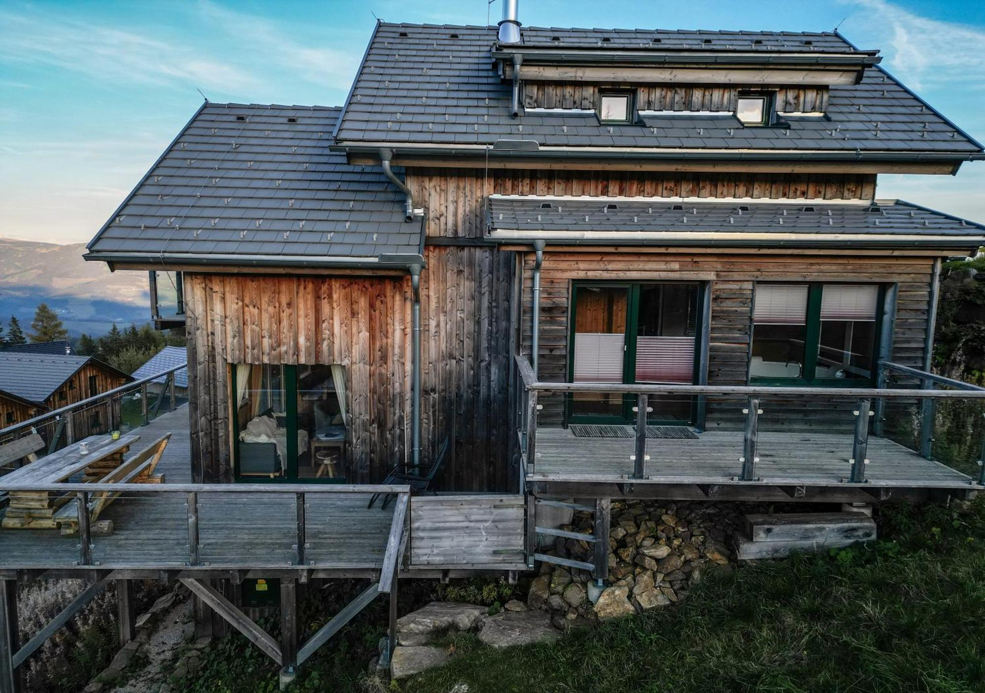 1A Chalet "Wolke" Wandern, Grillen, Wellness Im Traumhaus Волфсберг Екстериор снимка