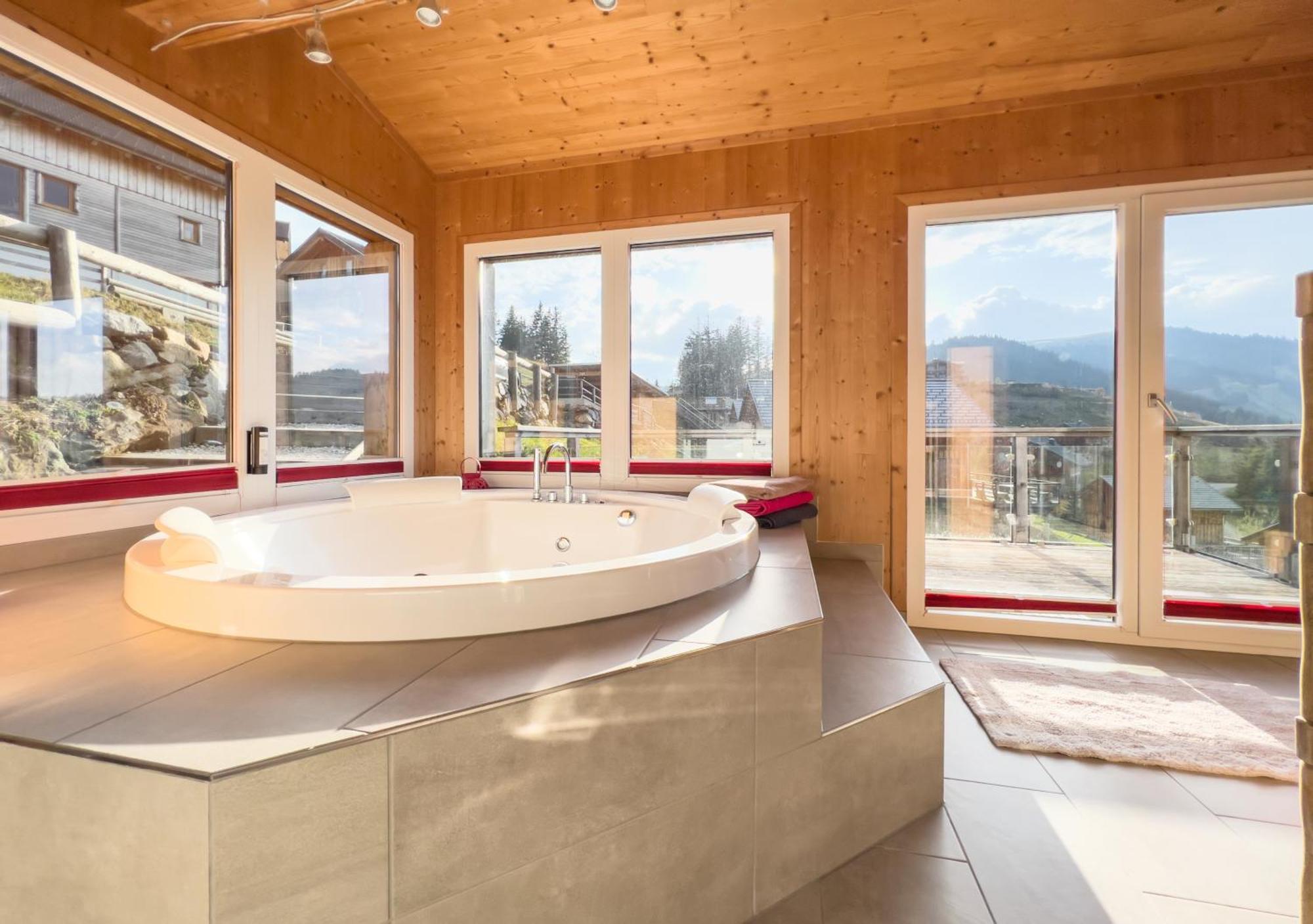 1A Chalet "Wolke" Wandern, Grillen, Wellness Im Traumhaus Волфсберг Екстериор снимка